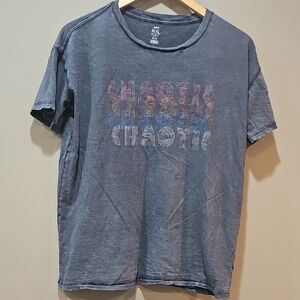 Aerie Blue Short Sleeve Tee with Graphic Print